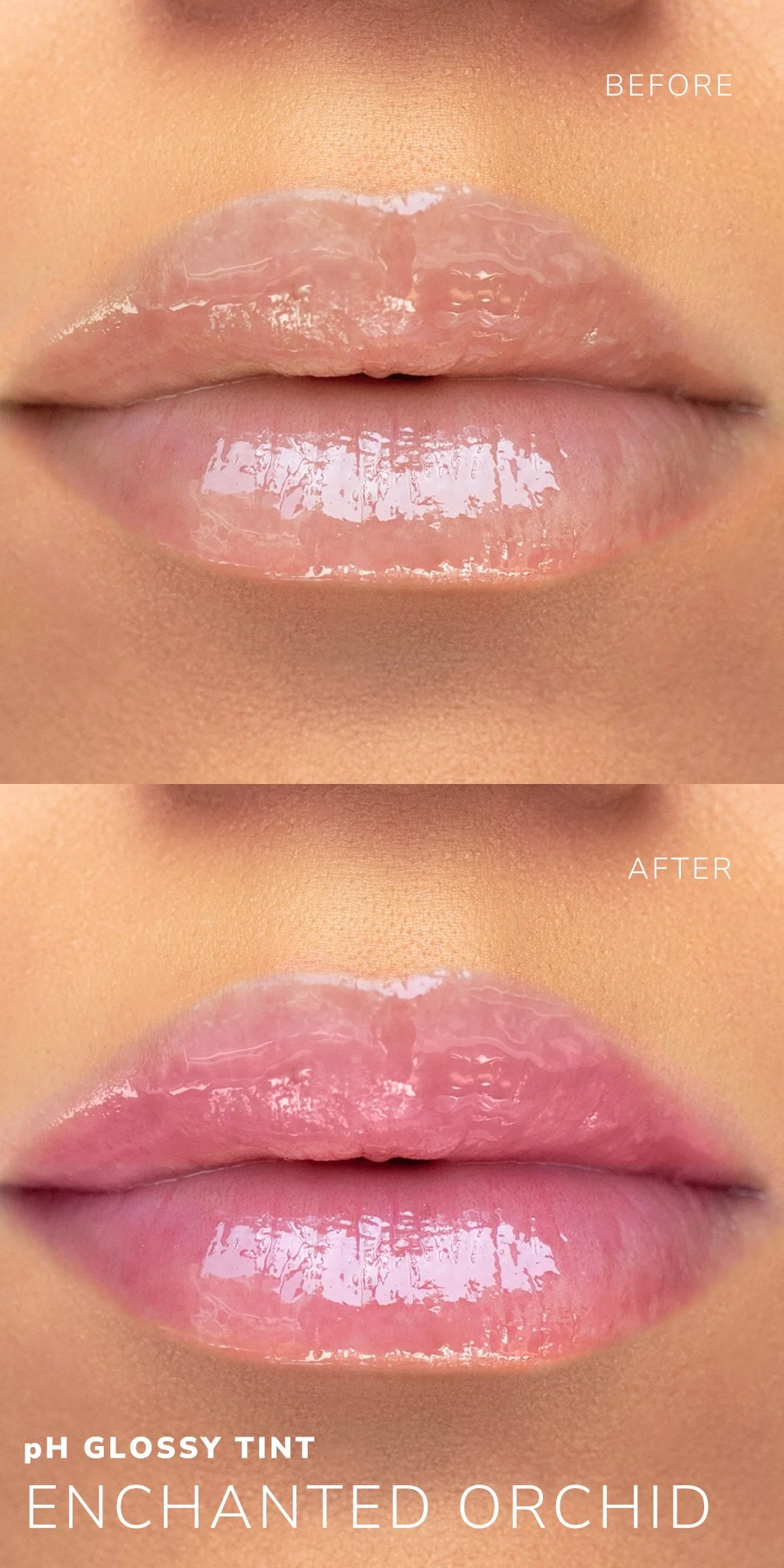 Enchanted Orchid pH Glossy Tint: A Custom Violet-Pink Gloss for